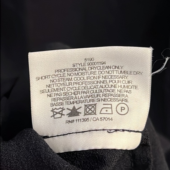 Tory Burch Navy Blue Tank Blue Layered Ruffles down front Classic Simple Beauty - Picture 6 of 13